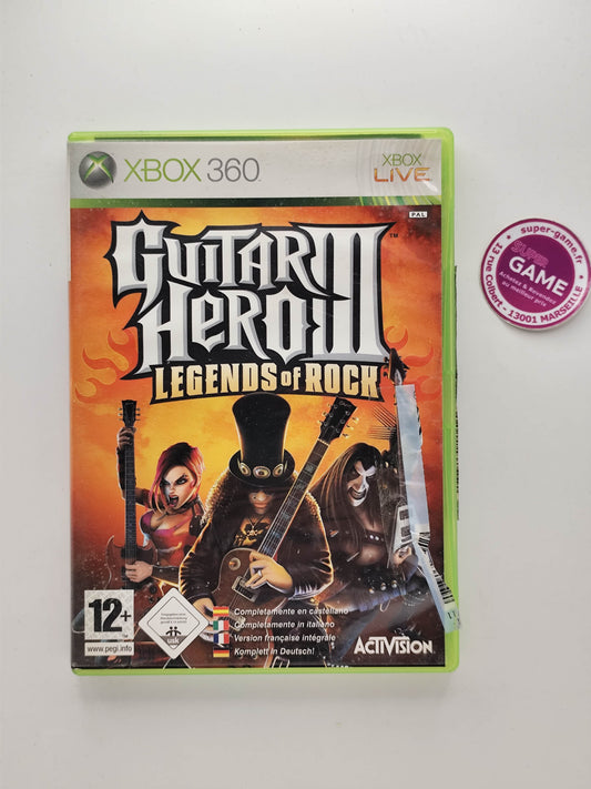 GUITAR HERO III LEGENDS OF ROCK - XBOX360