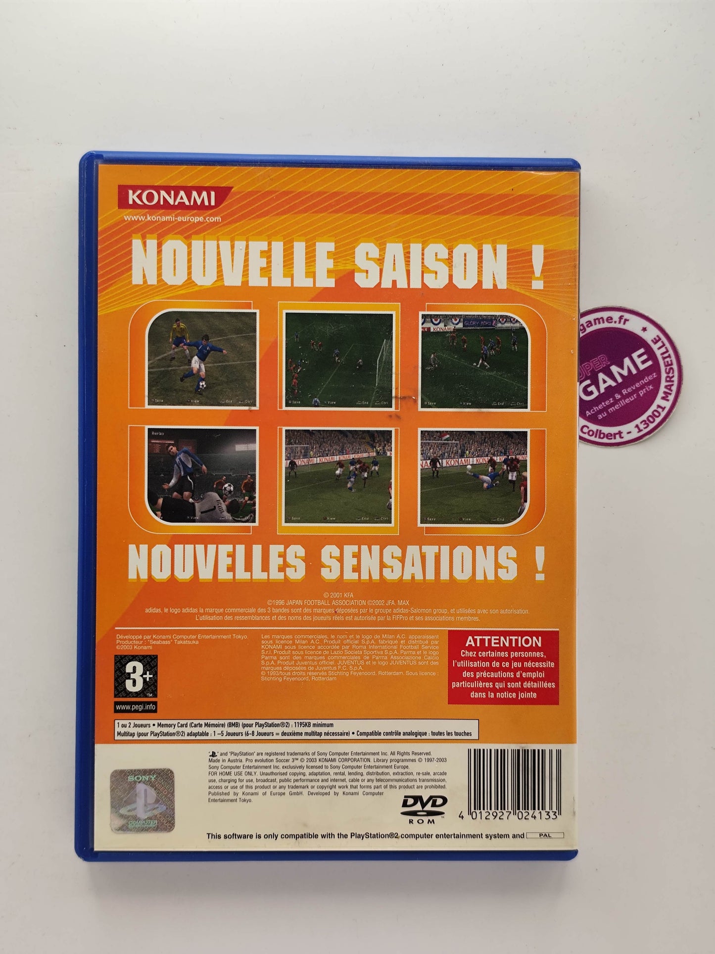 PRO EVOLUTION SOCCER 3 - PS2
