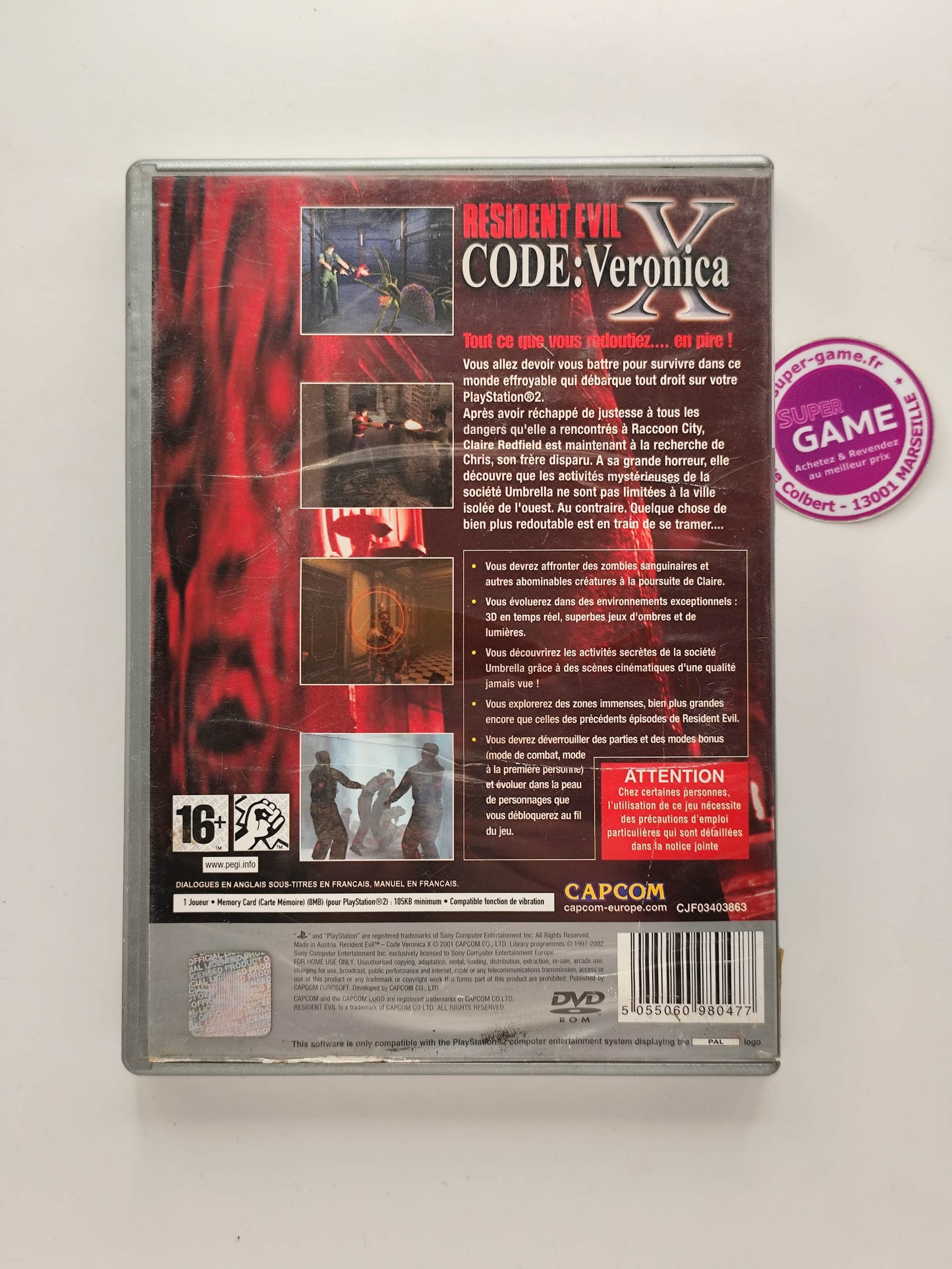 RESIDENT EVIL CODE VERONICA X - Platinum - PS2