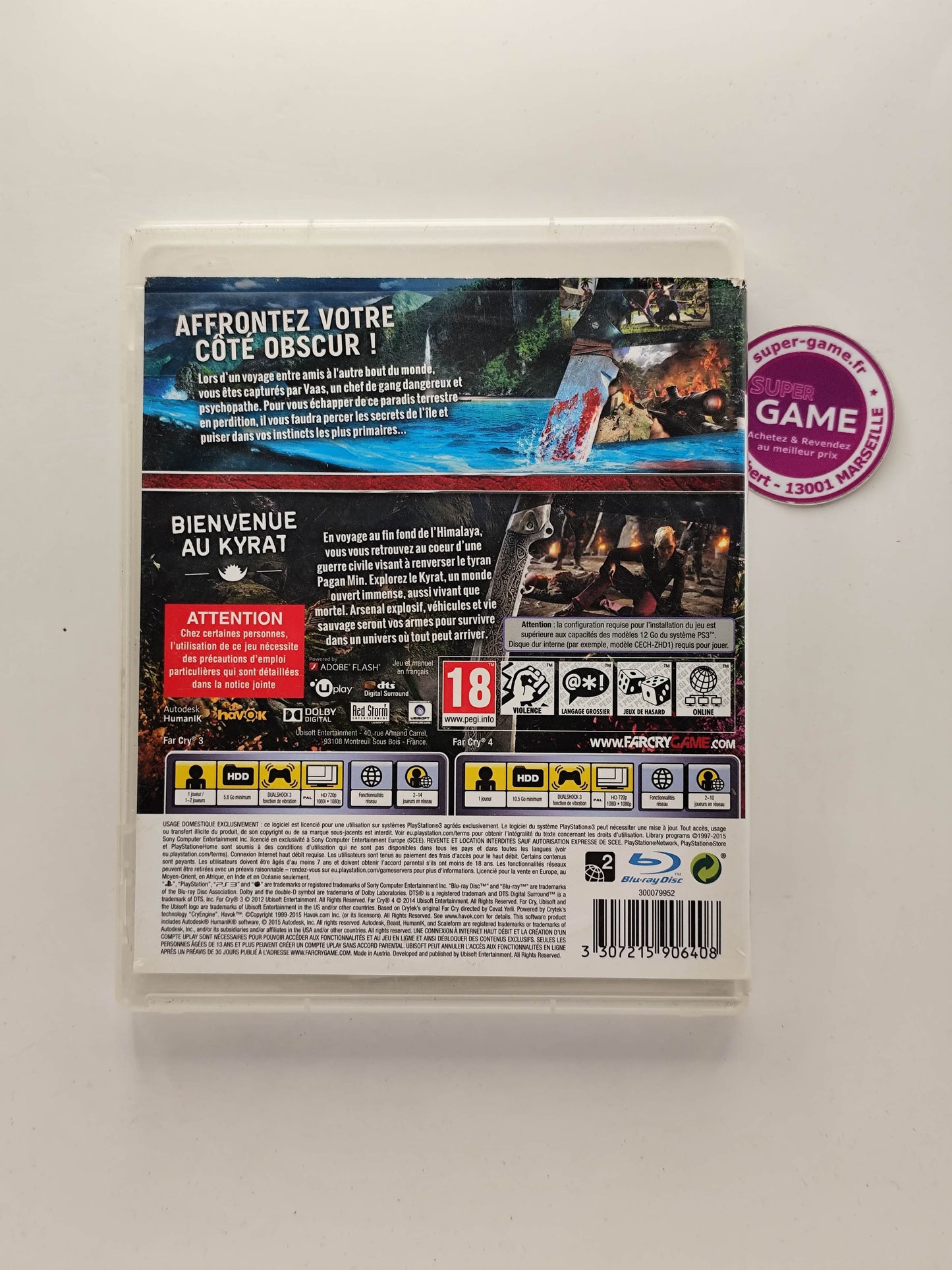 FAR CRY 3 + FAR CRY 4 - PS3