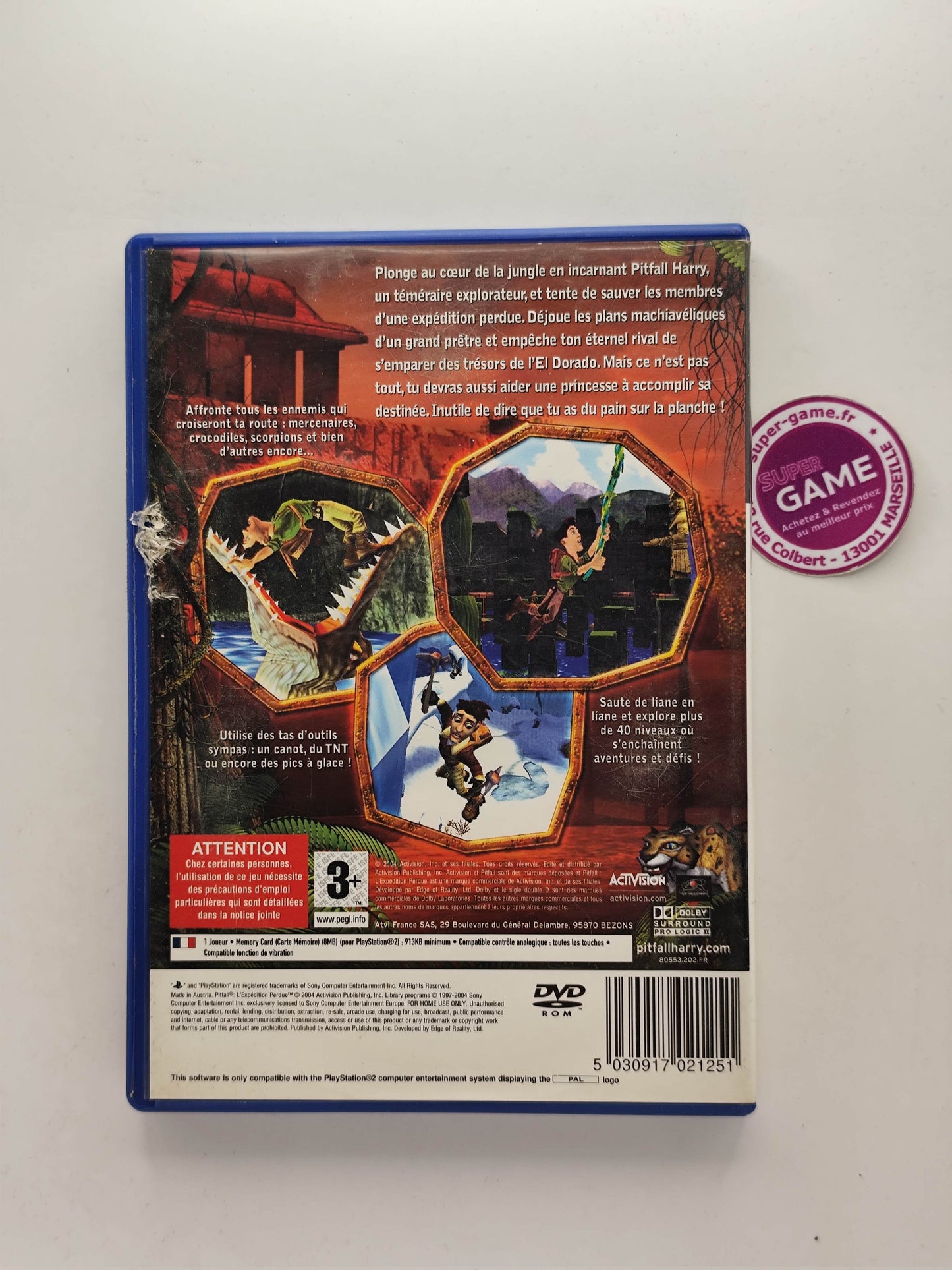 PITFALL L'EXPEDITION PERDUE - PS2