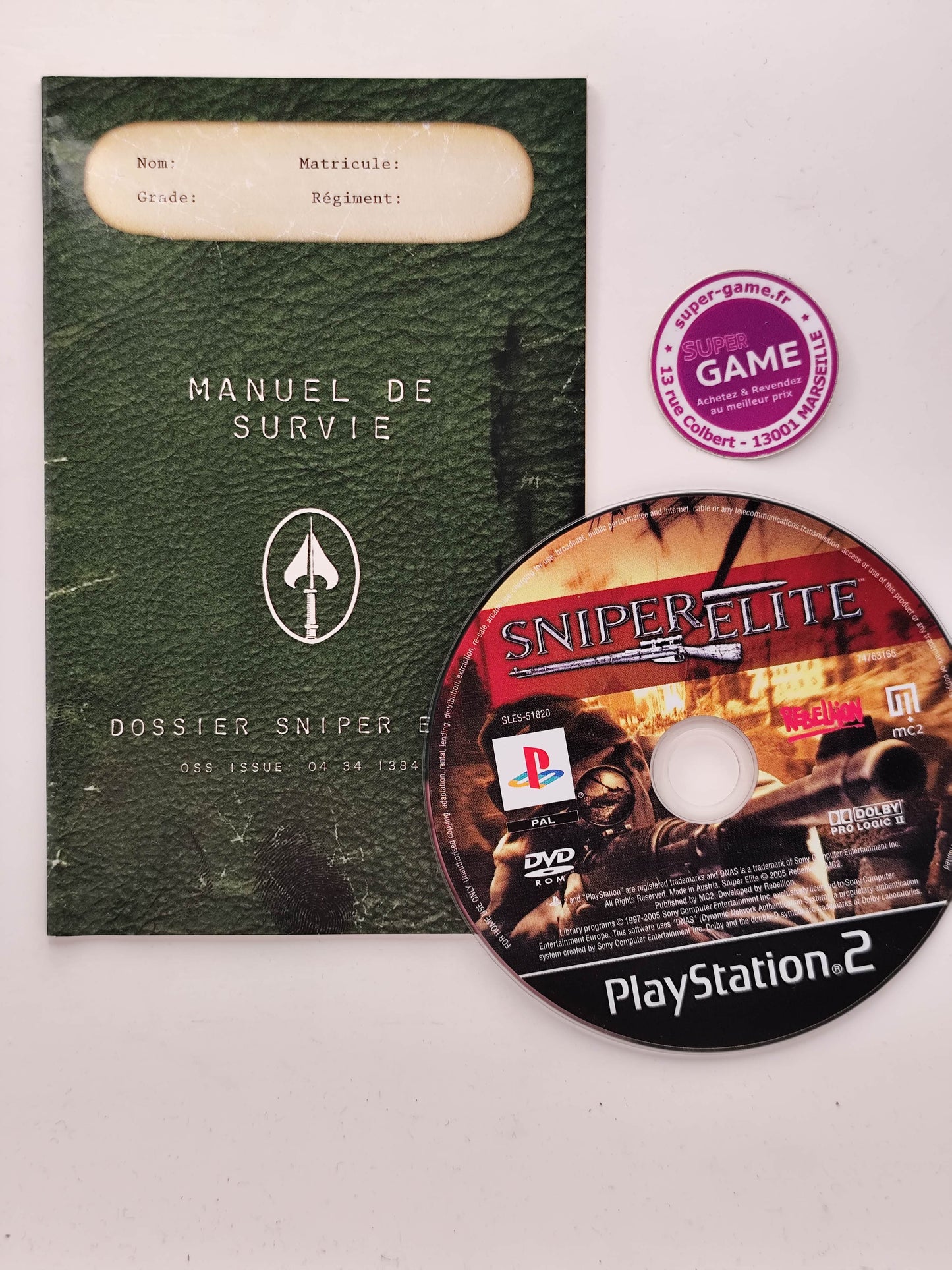 SNIPER ELITE - PS2