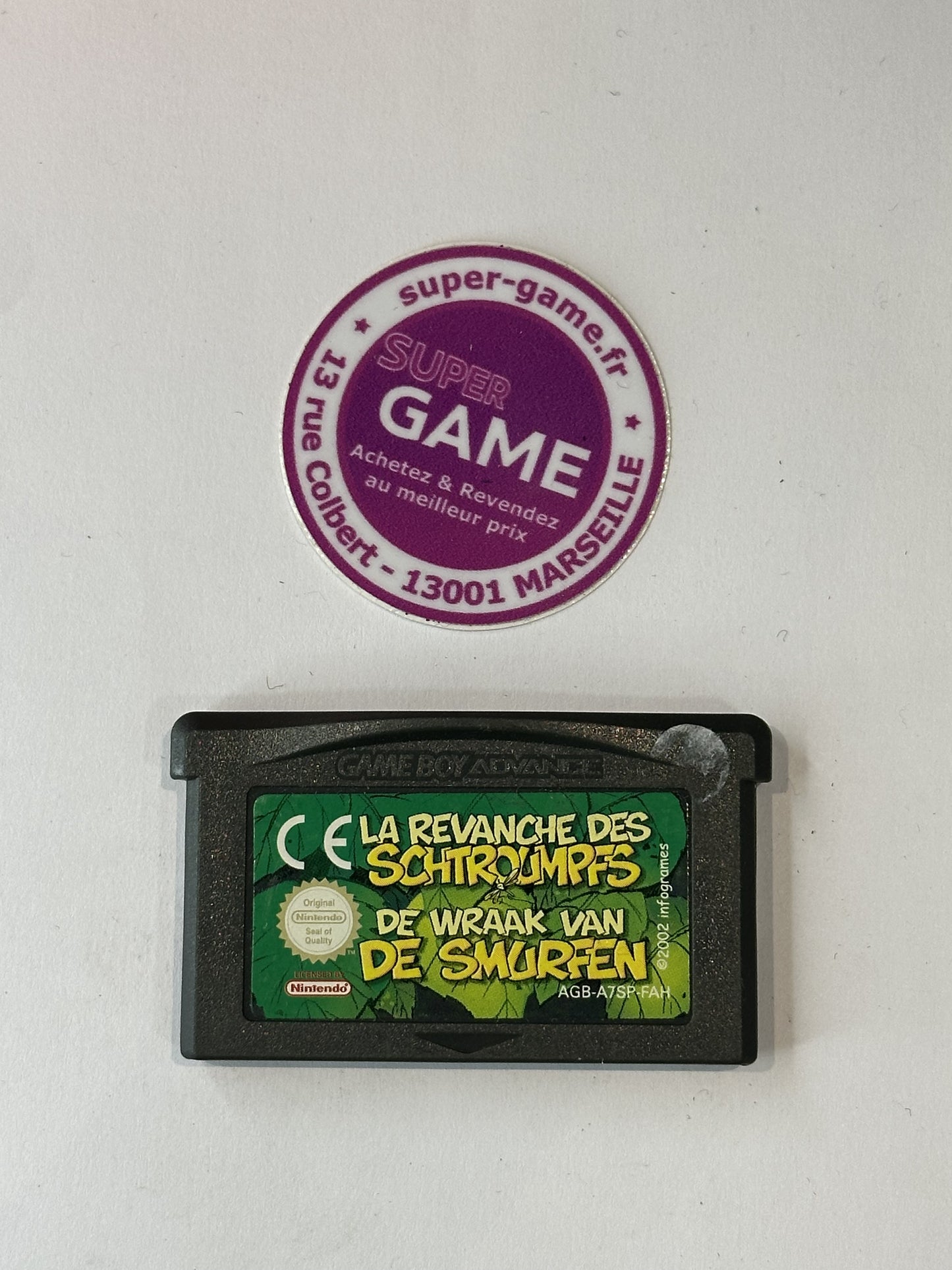 LA REVANCHE DES SCHTROUMPFS - sans boite - GAMEBOY ADVANCE