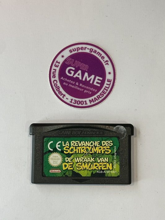 LA REVANCHE DES SCHTROUMPFS - sans boite - GAMEBOY ADVANCE