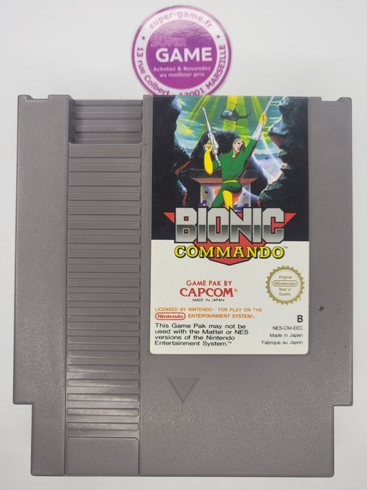 BIONIC COMMANDO - sans boite - NES