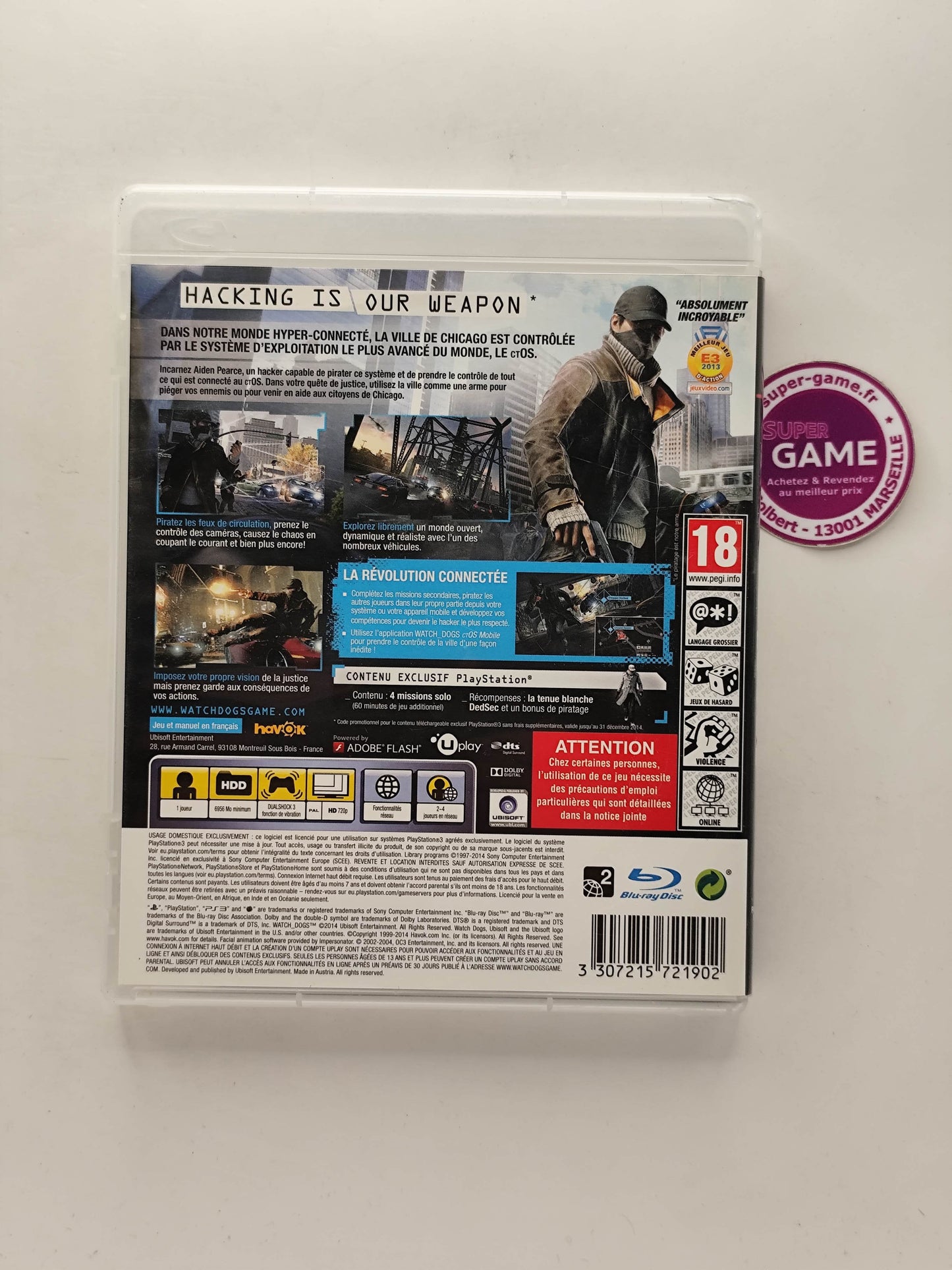 WATCH DOGS - PS3