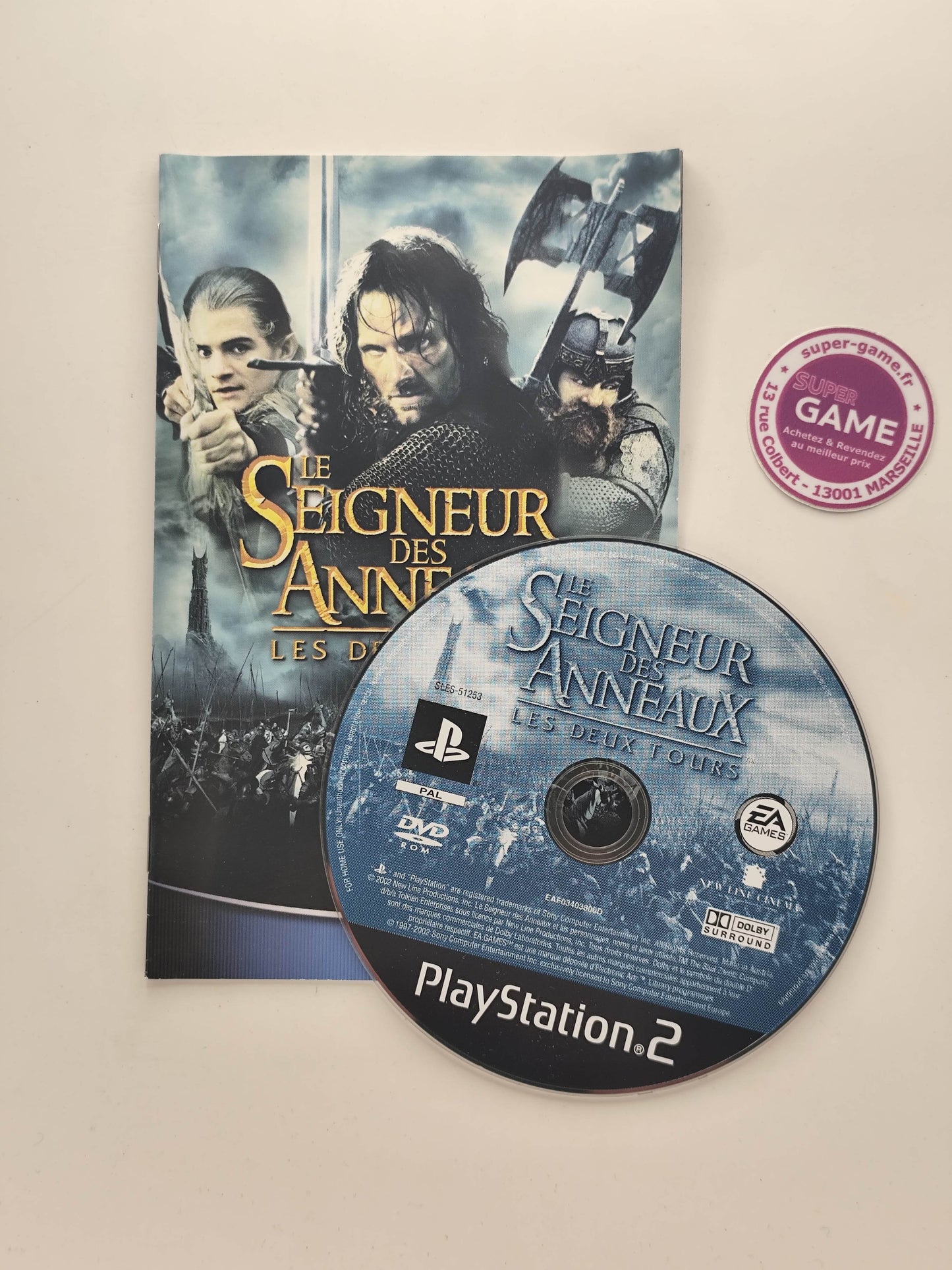 LE SEIGNEUR DES ANNEAUX LES DEUX TOURS - PS2