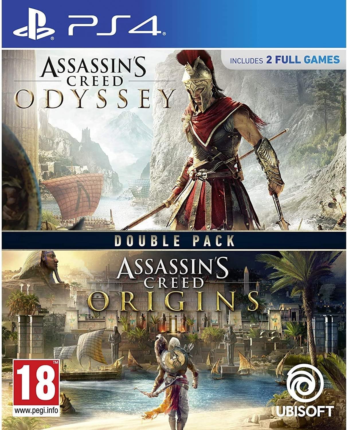 Assassin's Creed 2ble Pack Origins & Odyssey - PS4
