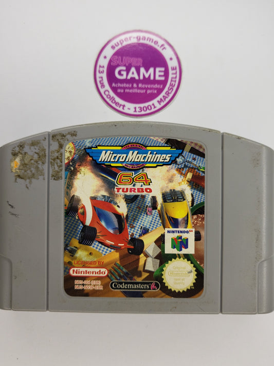 MICRO MACHINES 64 TURBO - sans boite - NINTENDO64