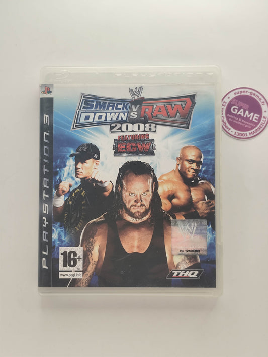 WWE SMACKDOWN VS RAW 2008 - PS3