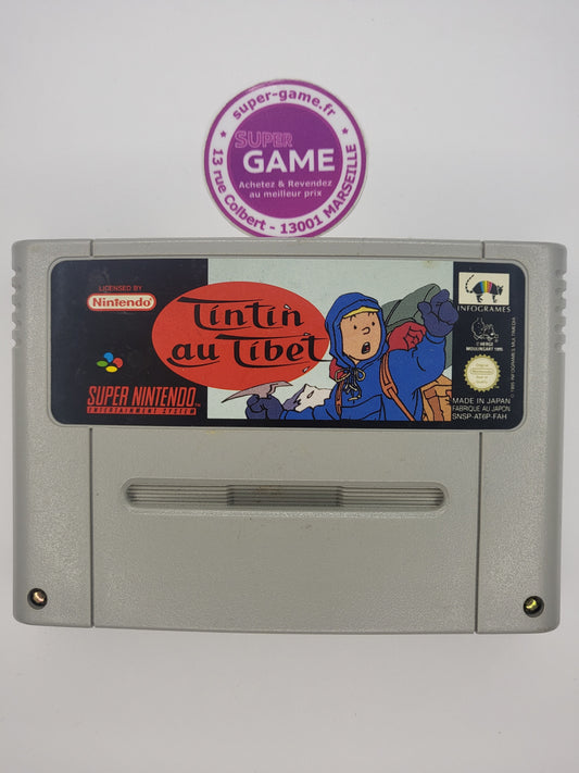 TINTIN AU TIBET  - sans boite - SNES