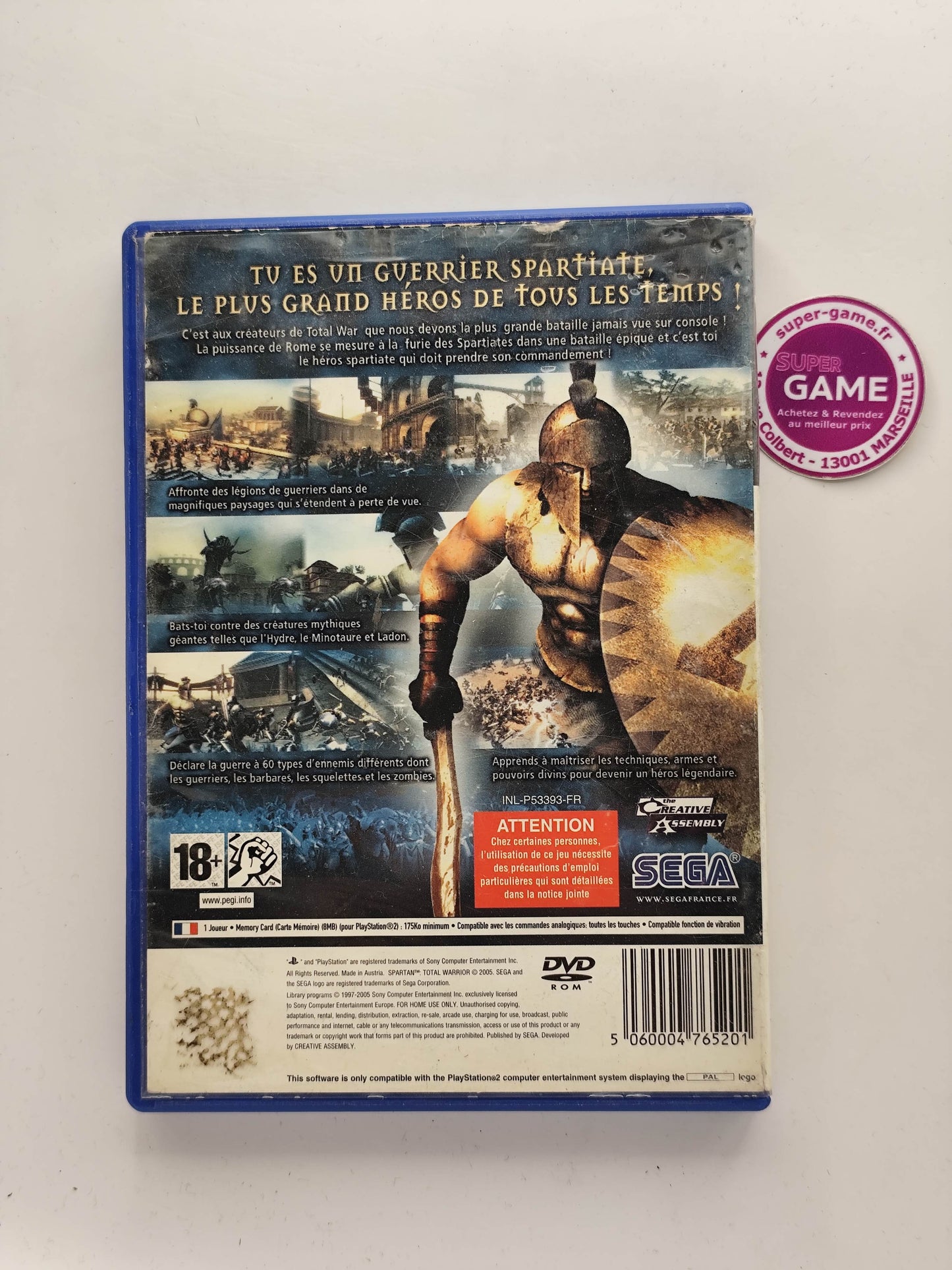 SPARTAN TOTAL WARRIOR - PS2