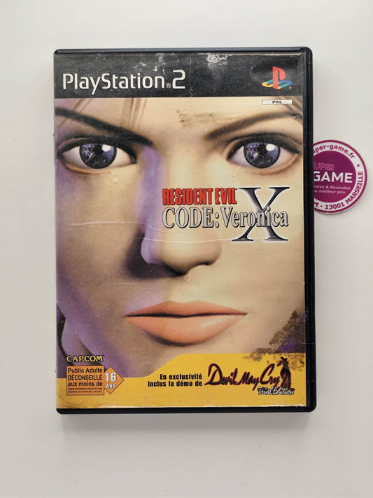 RESIDENT EVIL CODE VERONICA X - PS2