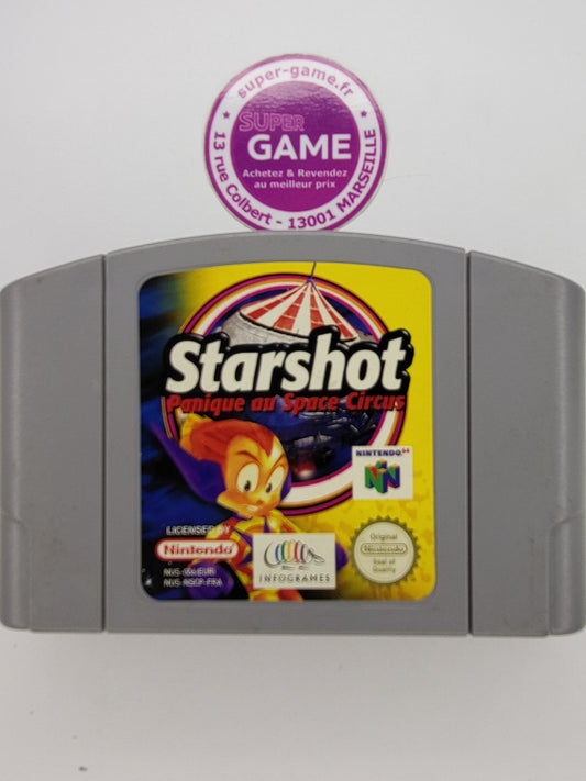 STARSHOT PANIQUE AU SPACE CIRCUS - sans boite - NINTENDO64