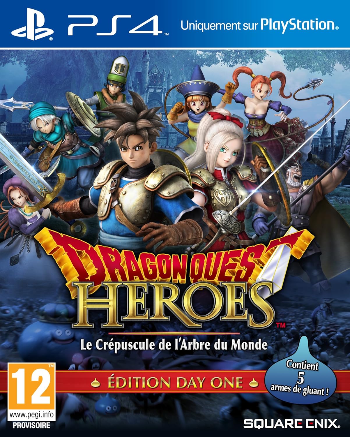 dragon guest heroes le crépuscule de l'arbre du monde  - PS4