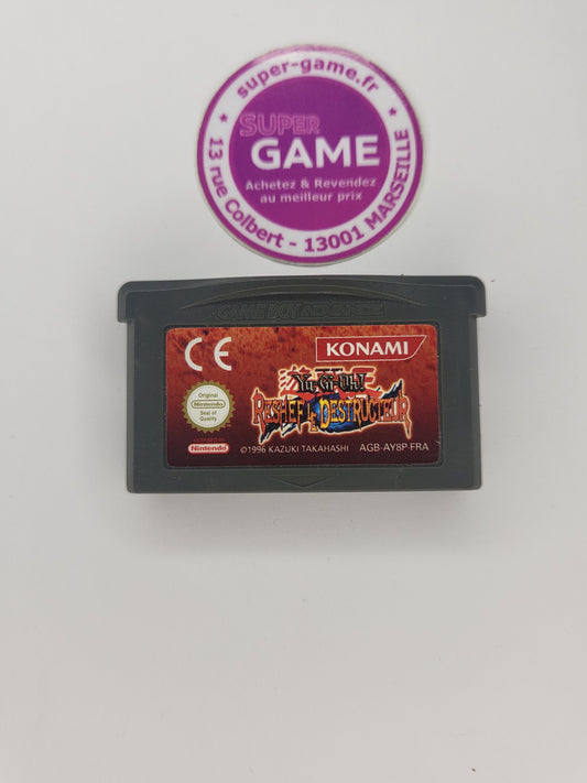 YU-GI-OH! RESHEF LE DESTRUCTEUR - sans boite - GAMEBOY ADVANCE