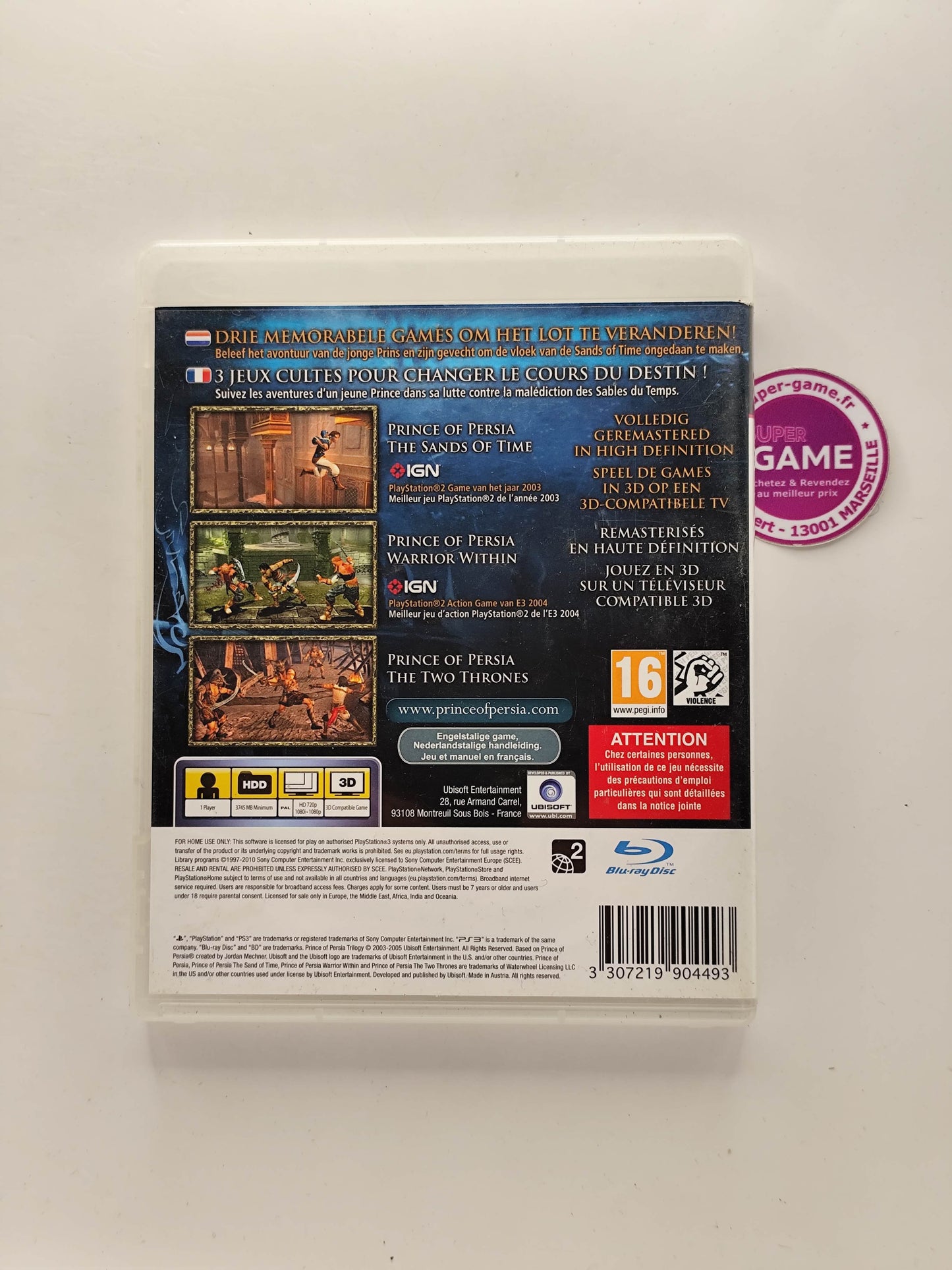 PRINCE OF PERSIA TRILOGY - PS3