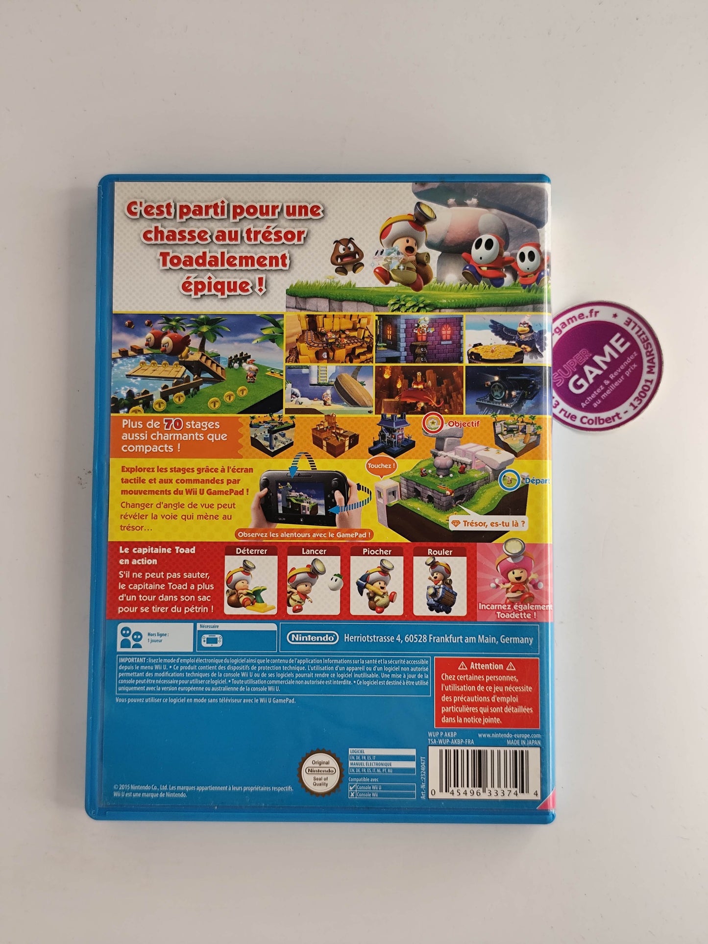 CAPTAIN TOAD TREASURE TRACKER - WiiU