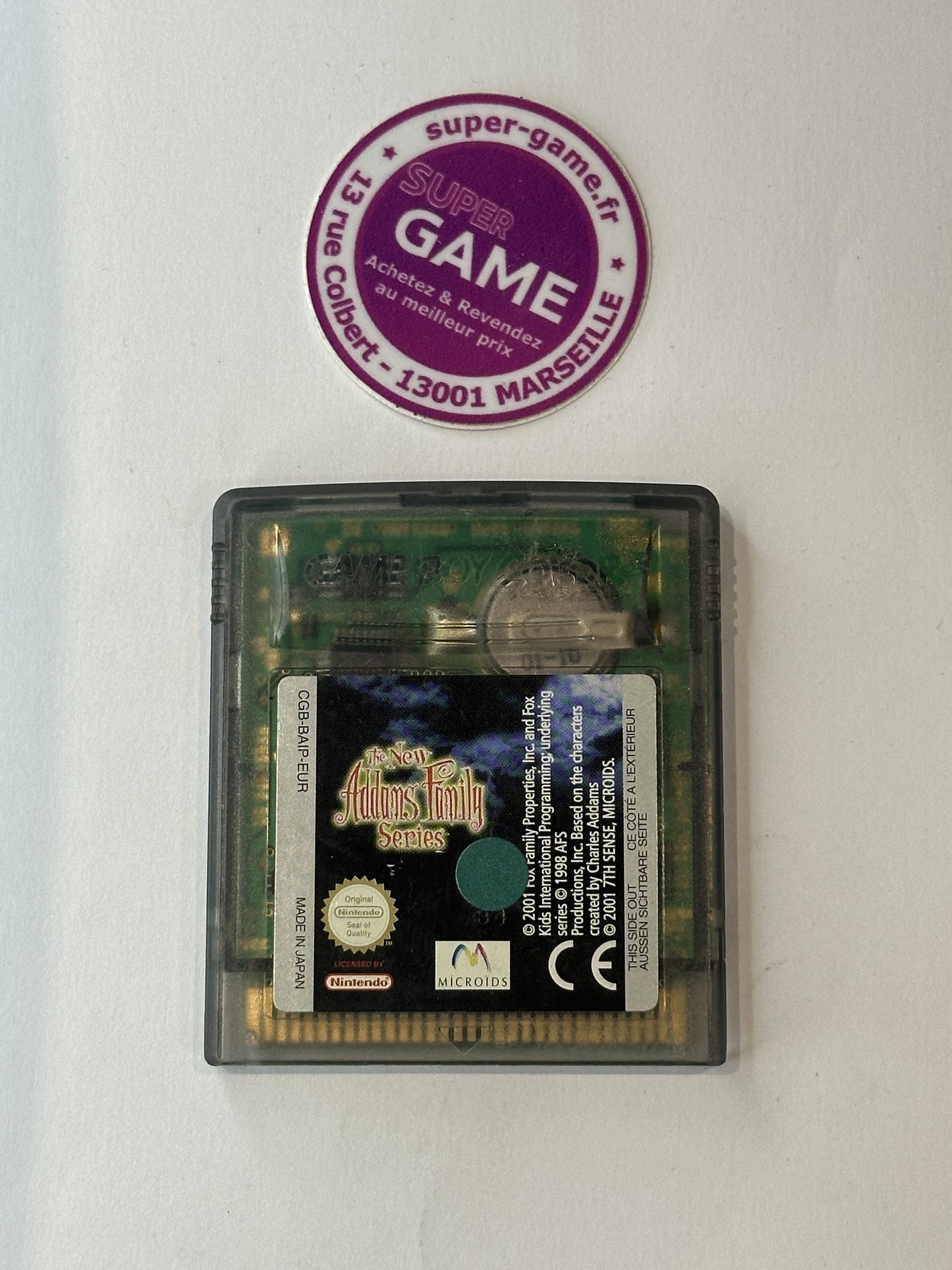 THE NEW ADDAMS FAMILY SERIES - sans boite - GAMEBOY COLOR
