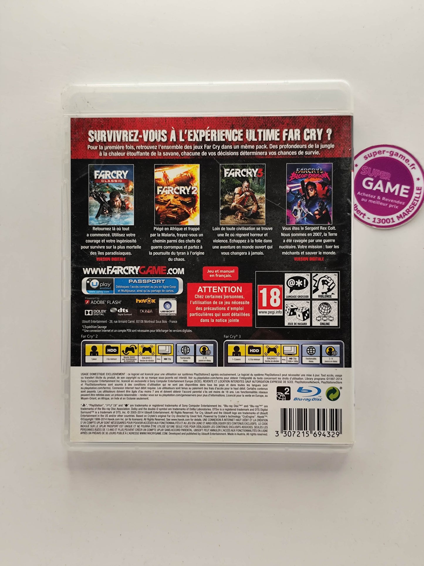 FAR CRY THE WILD EXPEDITION - PS3