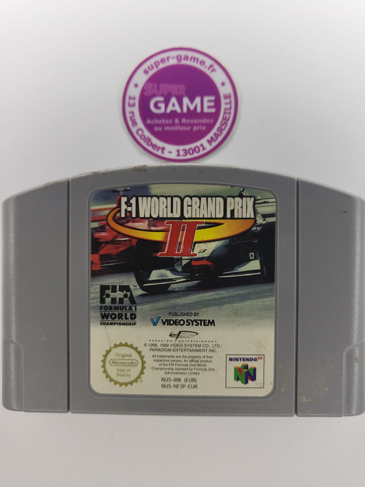 F-1 WORLD GRAND PRIX II - sans boite - NINTENDO64
