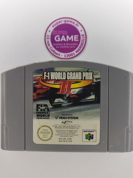 F-1 WORLD GRAND PRIX II - sans boite - NINTENDO64