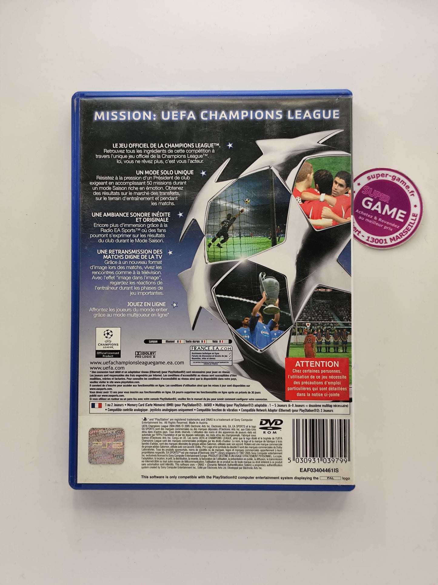UEFA CHAMPIONS LEAGUE 2004 2005 - PS2