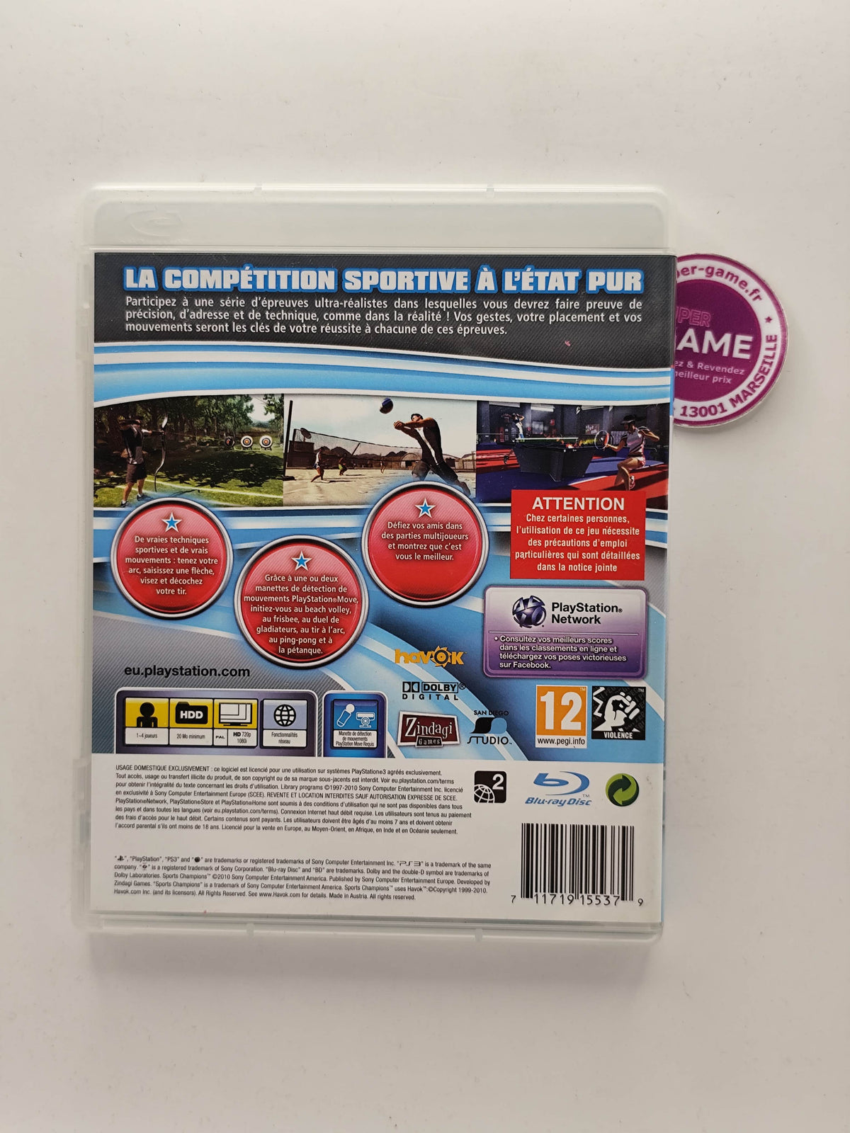 SPORTS CHAMPIONS - PS3