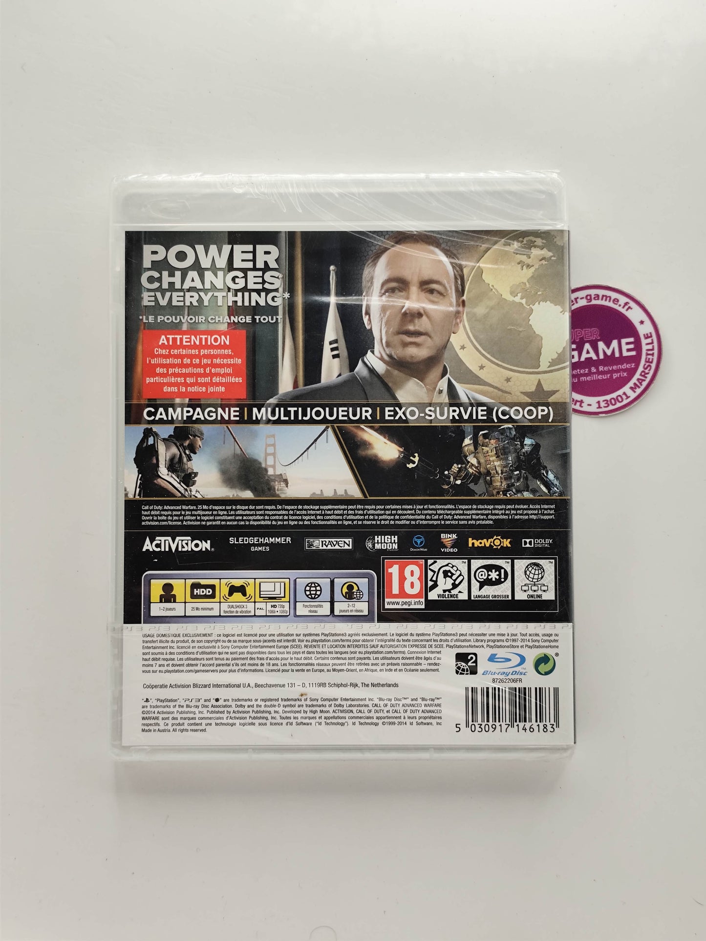 CALL OF DUTY ADVANCED WARFARE - NEUF - PS3