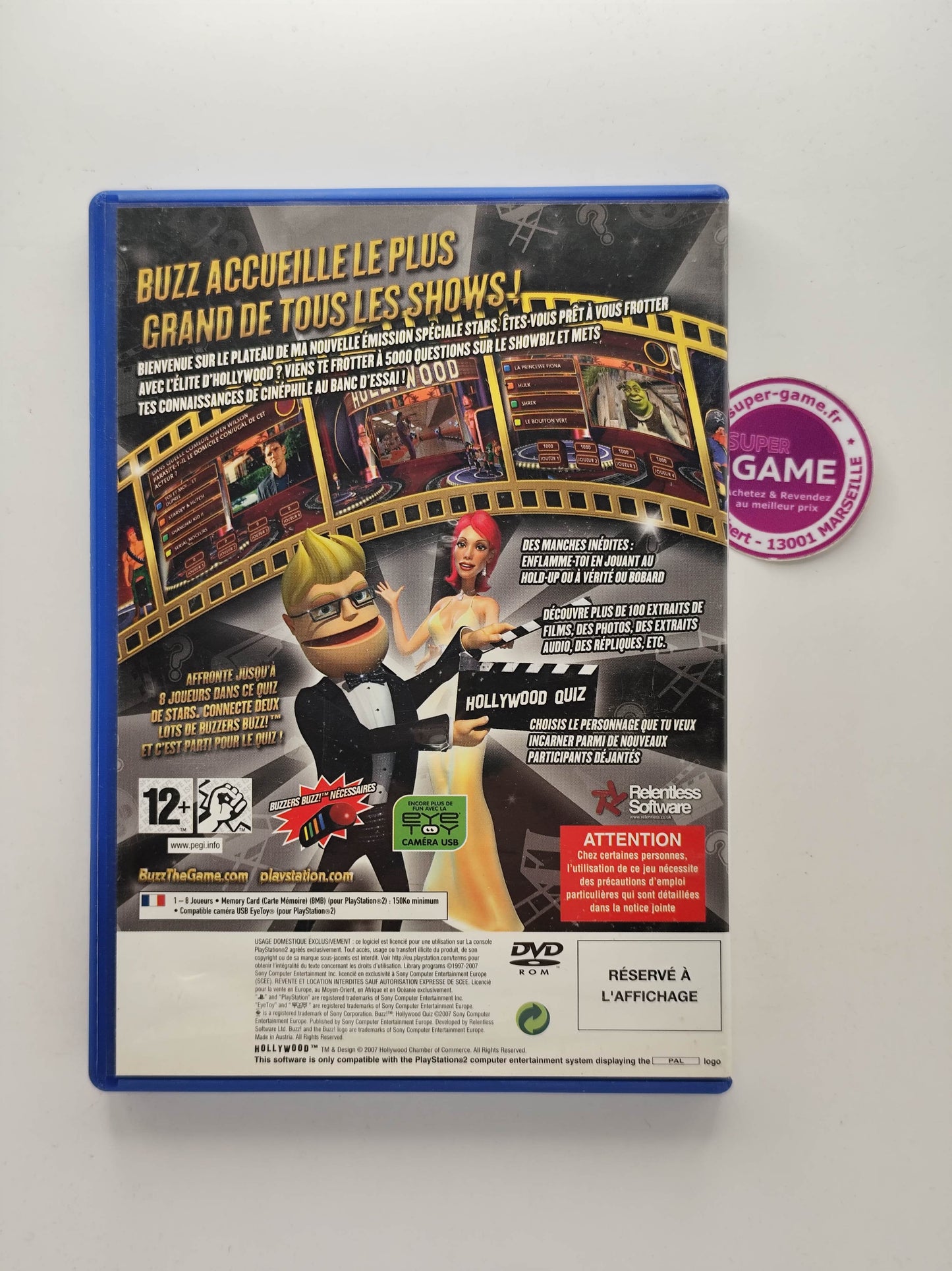 BUZZ! HOLLYWOOD QUIZ - PS2