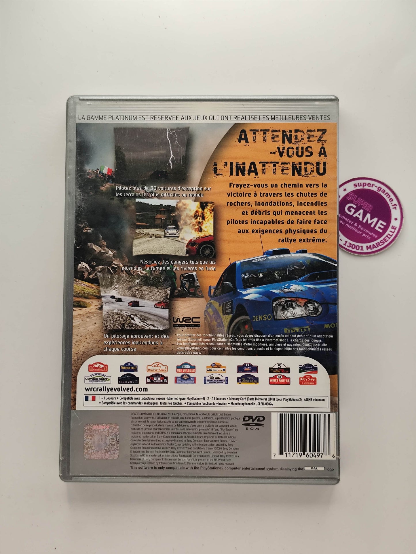 WRC AVEC SEBASTIEN LOEB EDITION 2005 - Platinum - PS2
