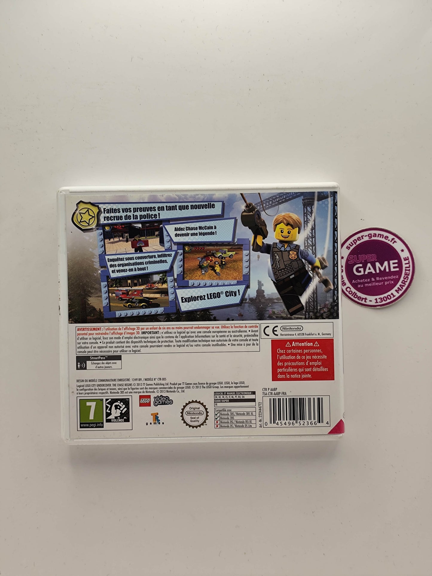 LEGO CITY UNDERCOVER THE CHASE BEGINS - 3DS