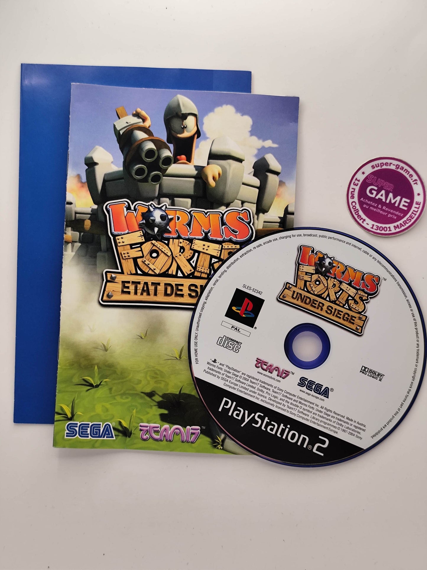 WORMS FORTS ETAT DE SIEGE - PS2