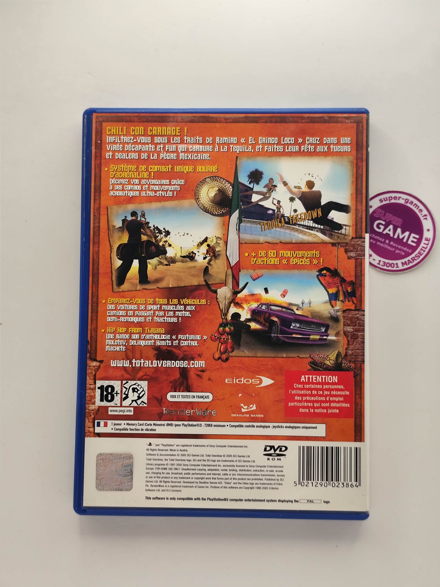 TOTAL OVERDOSE - PS2
