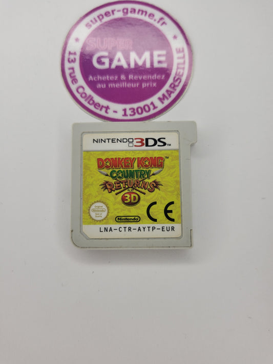 DONKEY KONG COUNTRY RETURNS 3D - sans boite - 3DS