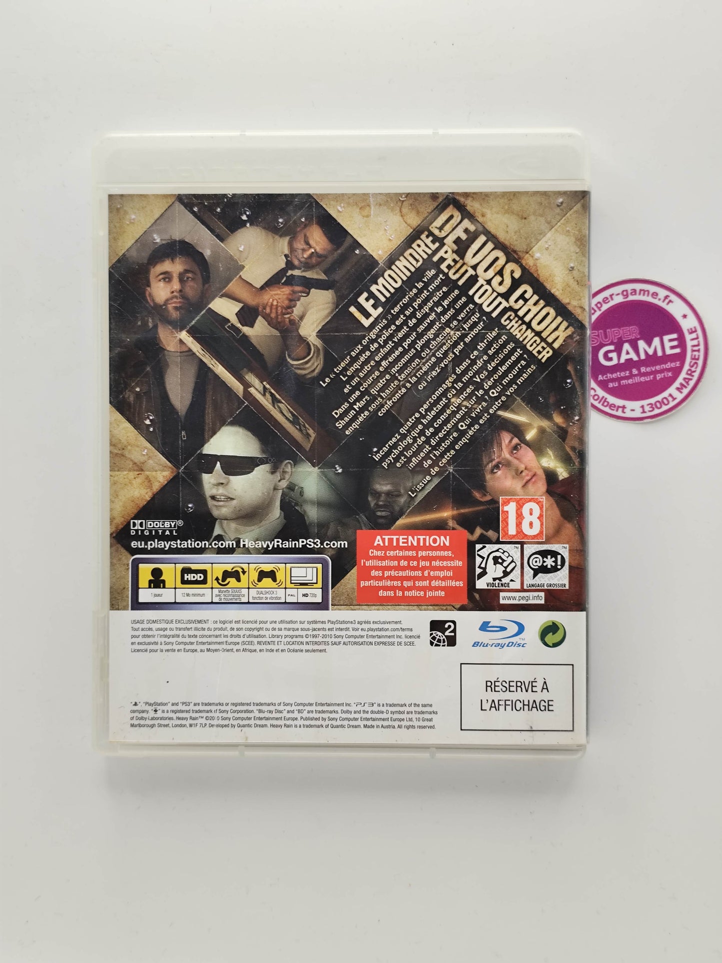 HEAVY RAIN - PS3