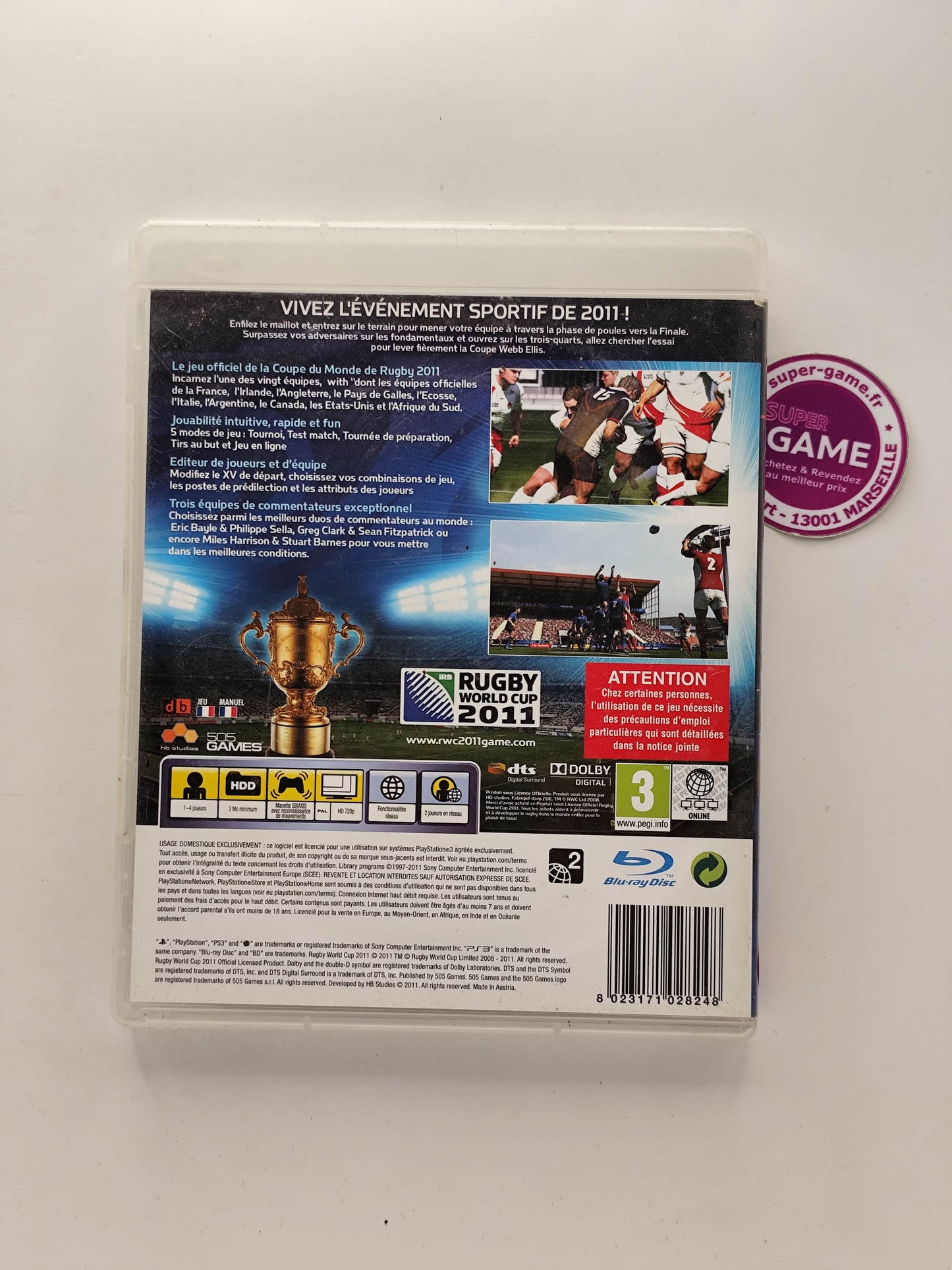 RUGBY WORLD CUP 2011 - PS3