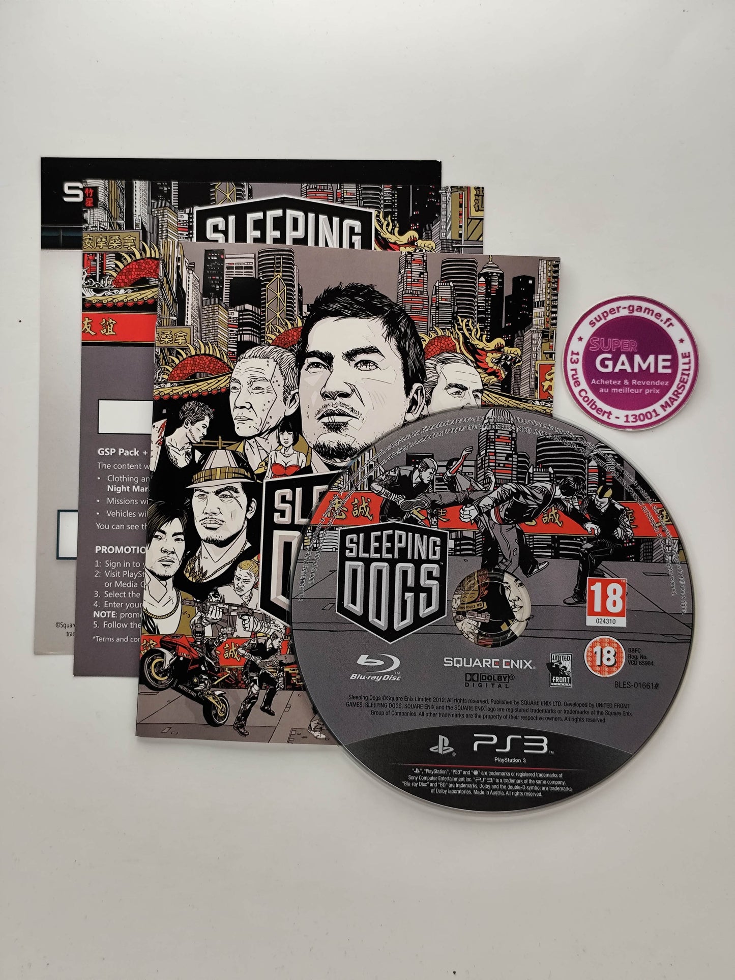 SLEEPING DOGS EDITION LIMITÉ - PS3