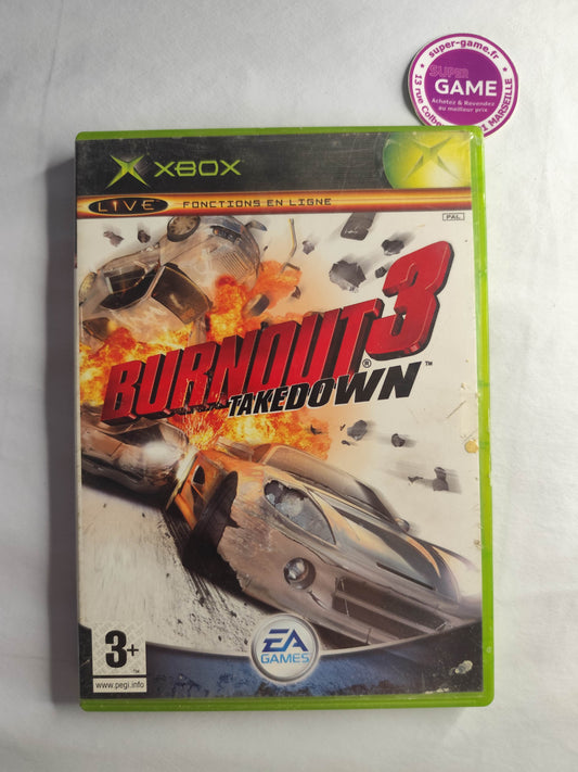 BURNOUT 3 TAKEDOWN - XBOX
