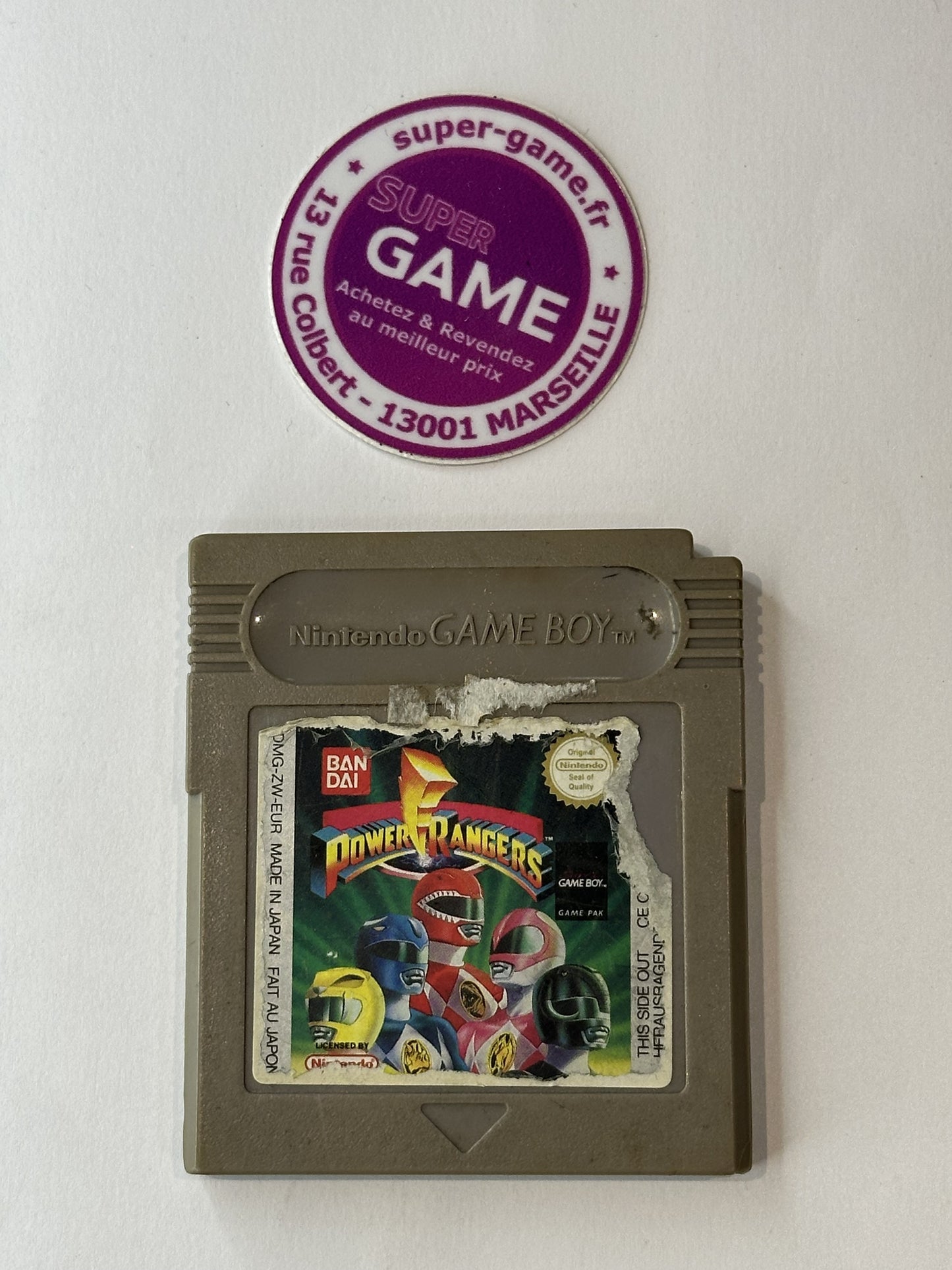 POWER RANGERS - sans boite - GAMEBOY