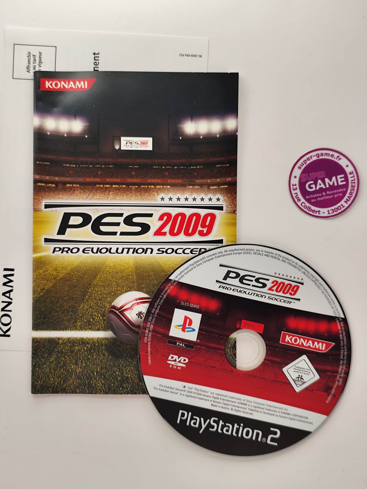 PRO EVOLUTON SOCCER 2009 - Platinum - PS2