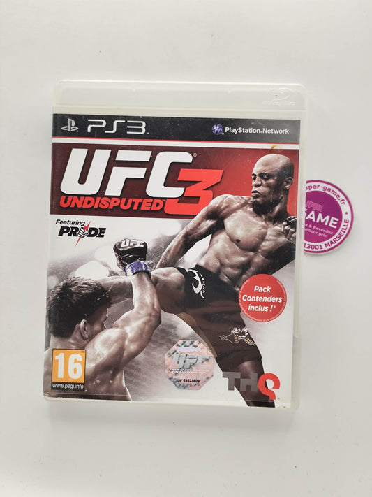 UFC UNDISPUTED 3 - PS3