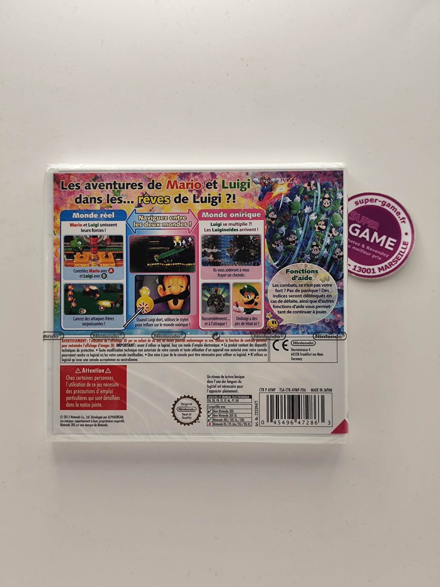 MARIO & LUIGI DREAM TEAM BROS - Nintendo Selects - NEUF - 3DS