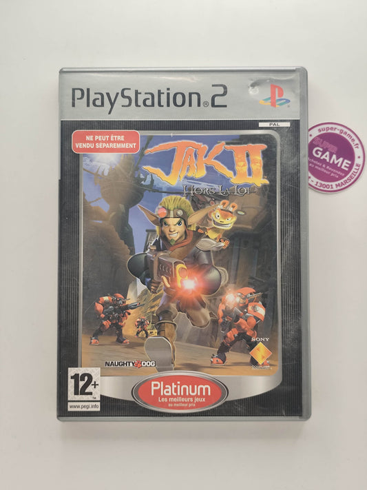 JAK 2 HORS LA LOI - Platinum - PS2