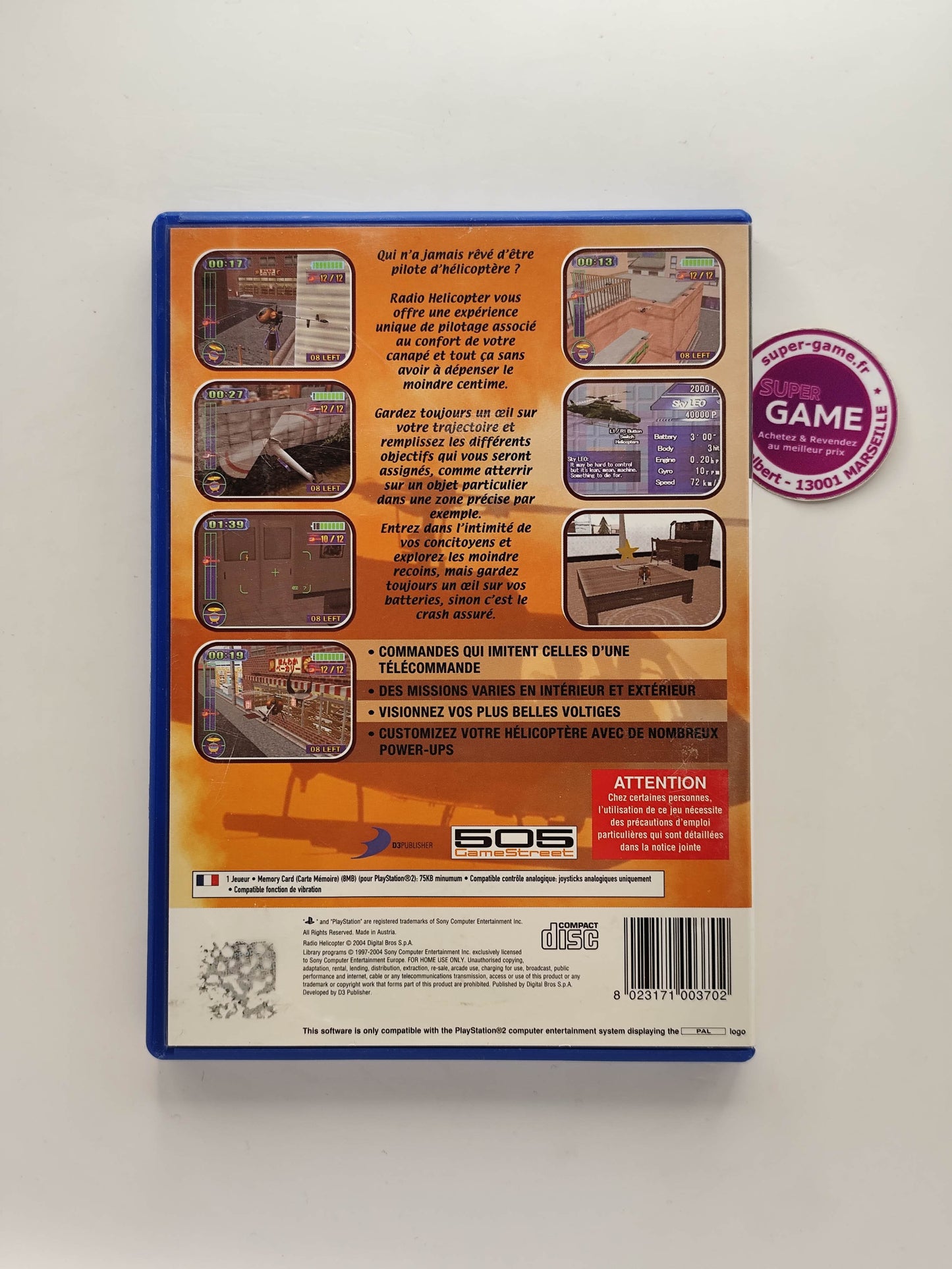RADIO HELICOPTER - PS2