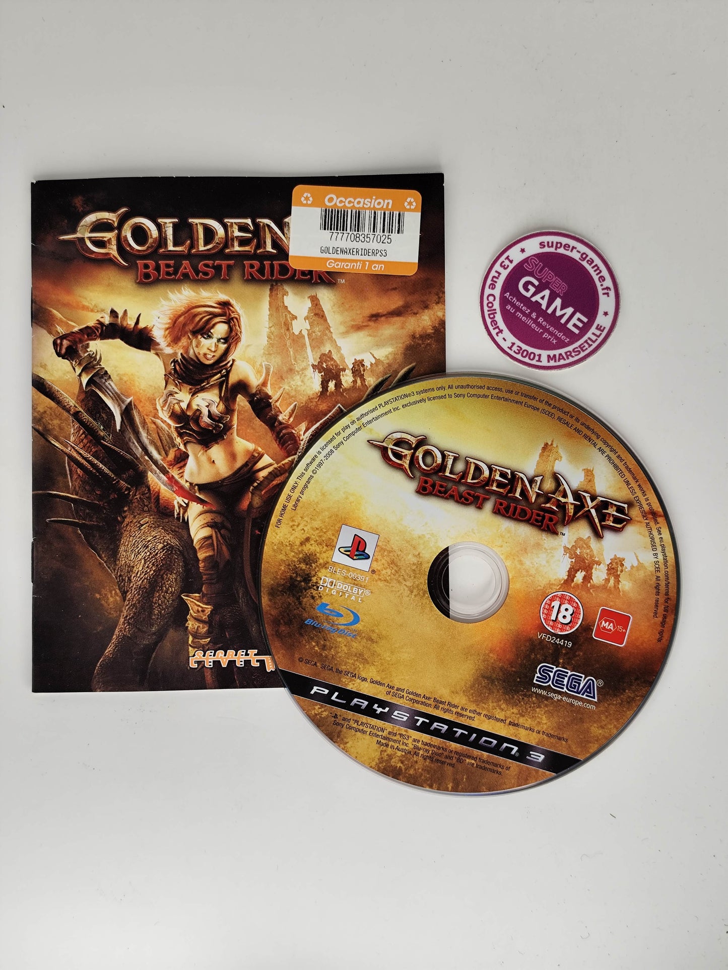GOLDEN AXE BEAST RIDER - PS3