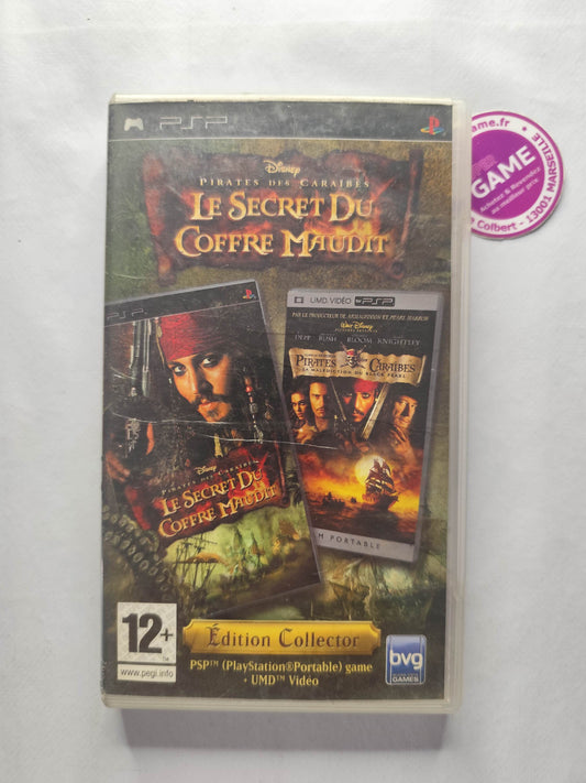 PIRATES DES CARAÏBES, LE SECRET DU COFFRE MAUDIT Collector JEU + UMD VIDEO - PSP