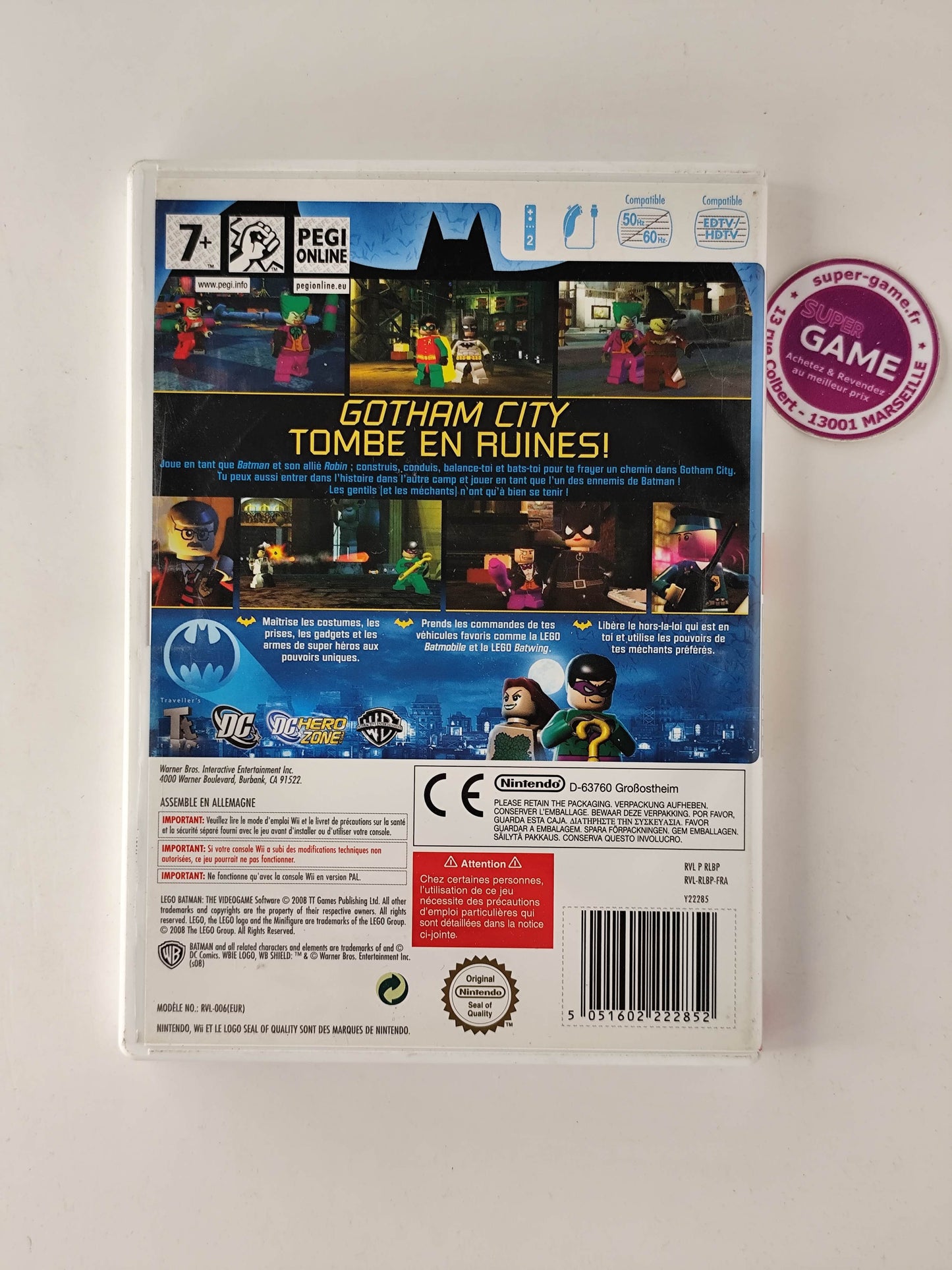 LEGO BATMAN LE JEU VIDEO - Wii
