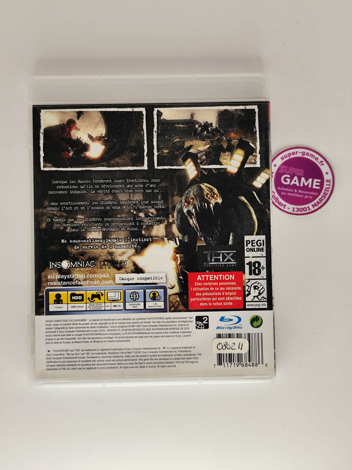 RESISTANCE FALL OF MAN - PS3