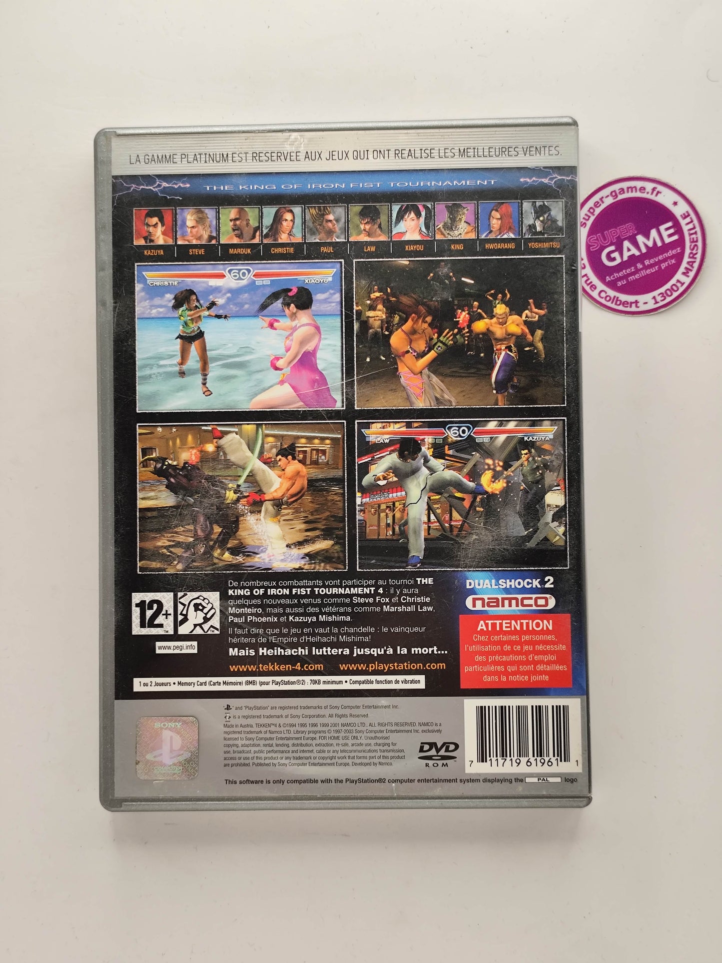 TEKKEN 4 - Platinum - PS2